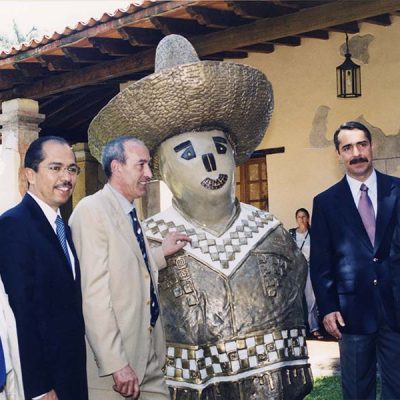 Ingauration à Cuernavaca Mexique en présence du gouverneur et de l'ambassadeur de France au Mexique Philippe Faure, Victor Contreras